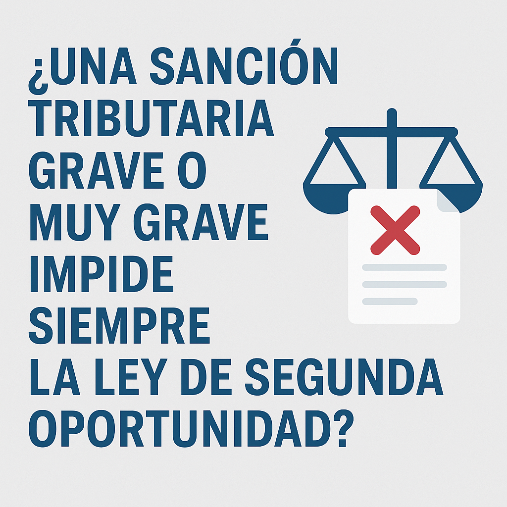 SANCIÓN TRIBUTARIA Y EXONERACIÓN DE DEUDAS