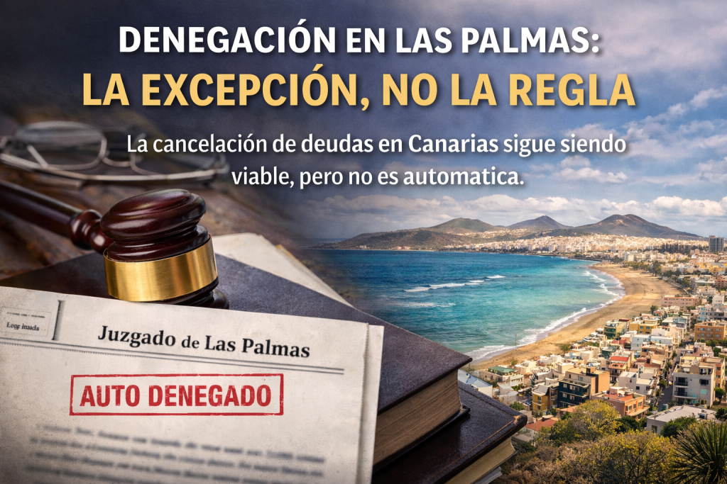 LAS PALMAS DENIEGA EXONERACIÓN